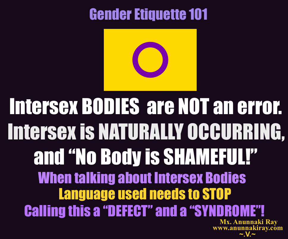 Intersex is Naturally Occurring and %22No Body is Shameful%22