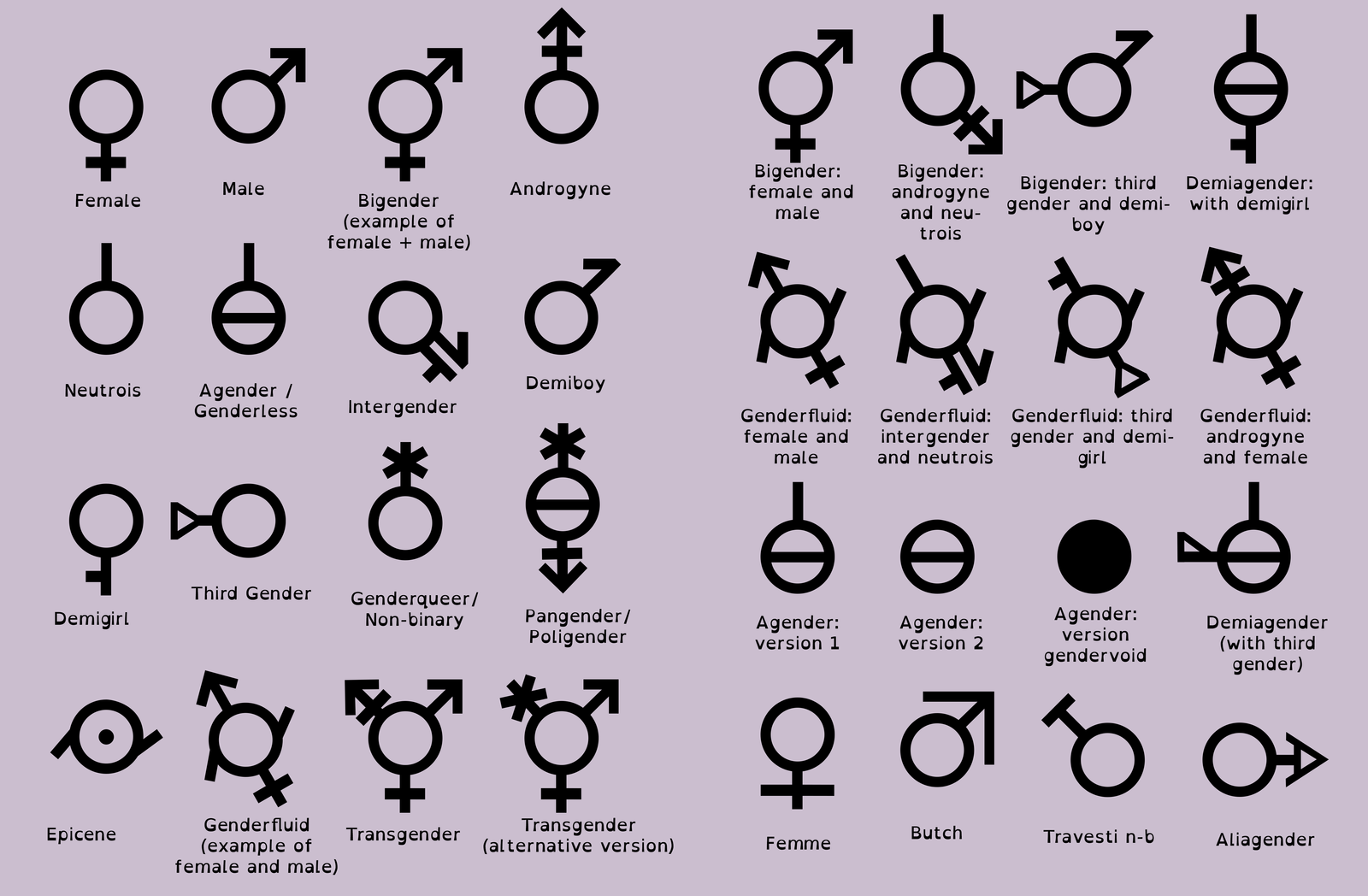 what does the symbol for female look like